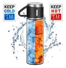 Conjunto de Frascos a Vácuo em Aço Inox, Garrafa 500ml - 1ClickComprou