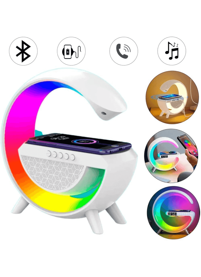 Alto-falante Bluetooth G com estação inteligente, RGB, Bluetooth luminoso, 3 em 1 - 1ClickComprou