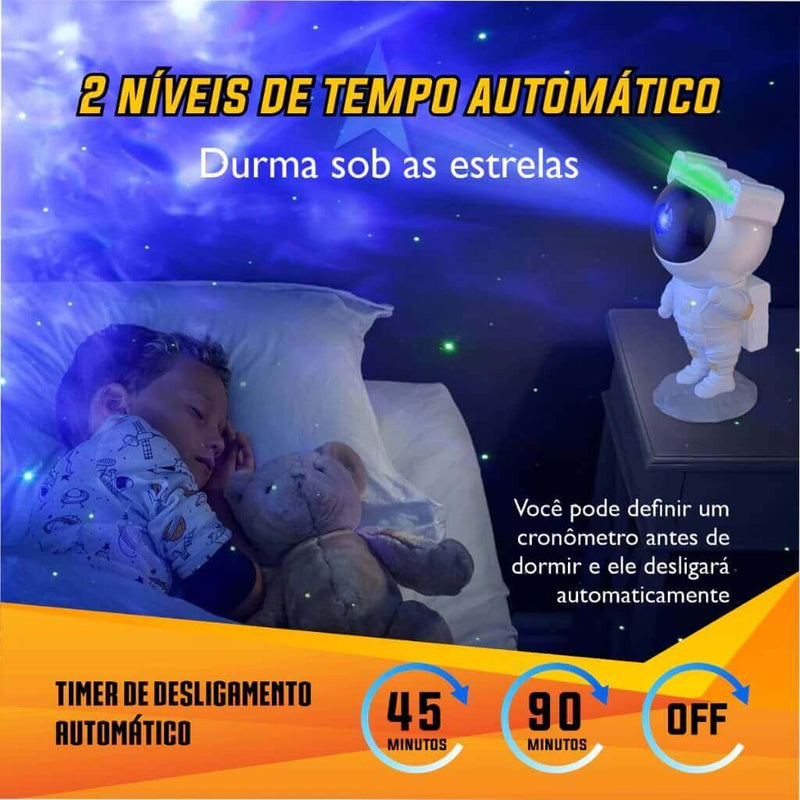 Astronauta Projetor De Luzes Com Controle - 1ClickComprou