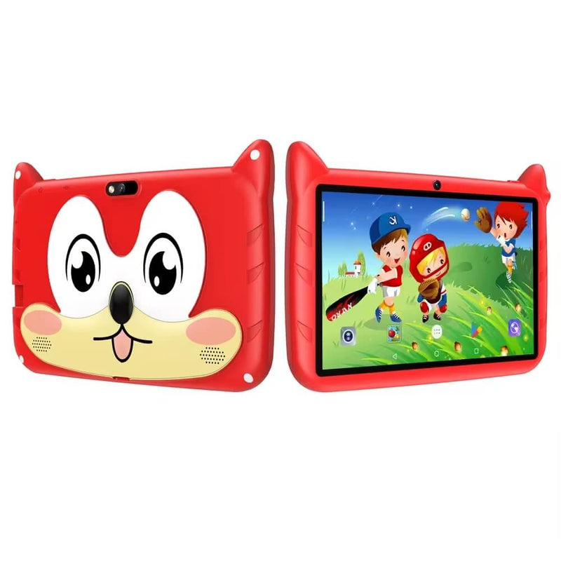 BDF - Tablet Infantil com Câmera Dupla, Android 13, 4GB RAM, 64GB ROM, Expansão de 1TB, 5G WiFi, Bateria 4000mAh - 1ClickComprou